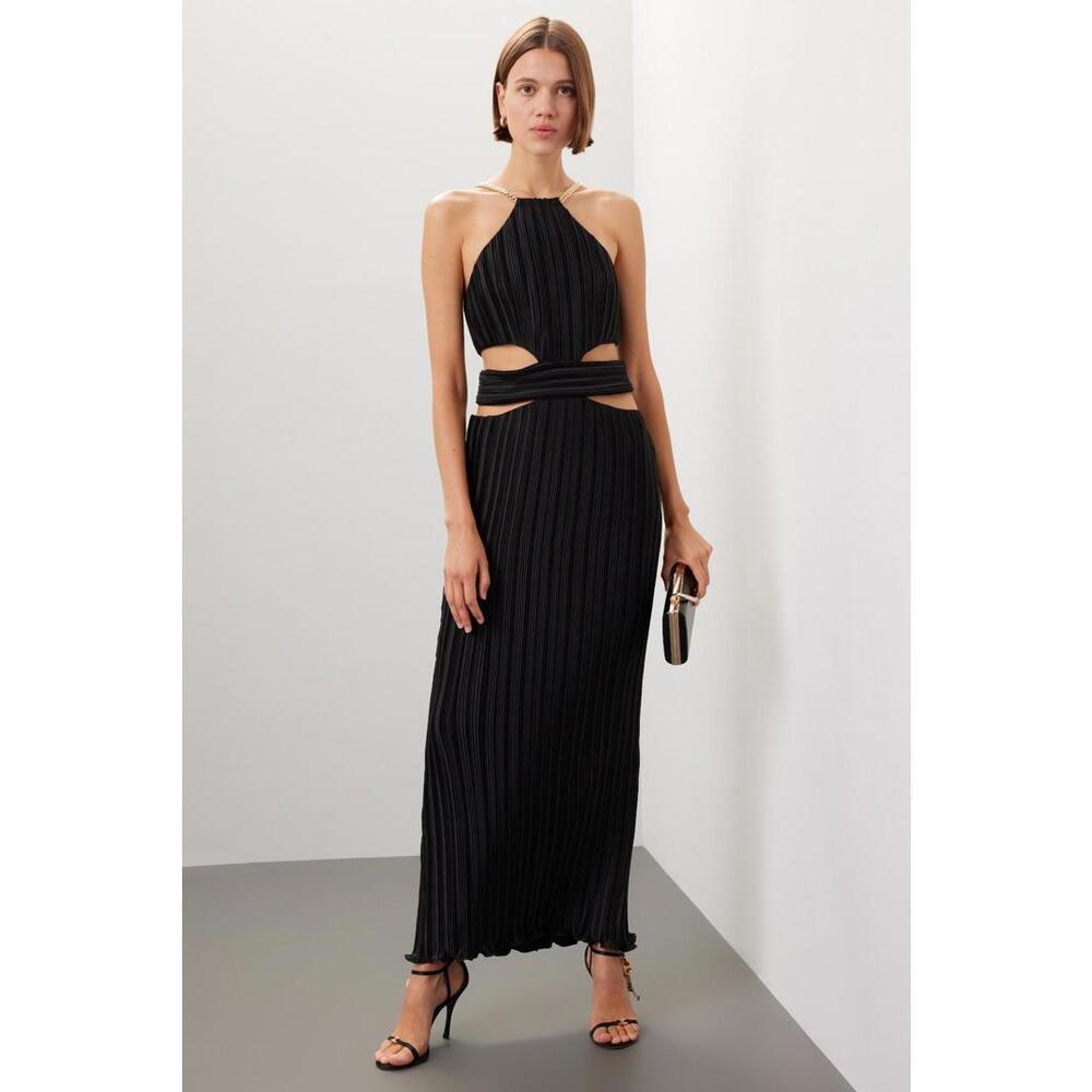 AIIFOS Juliana Gown Black Size 10 Fabric Pull